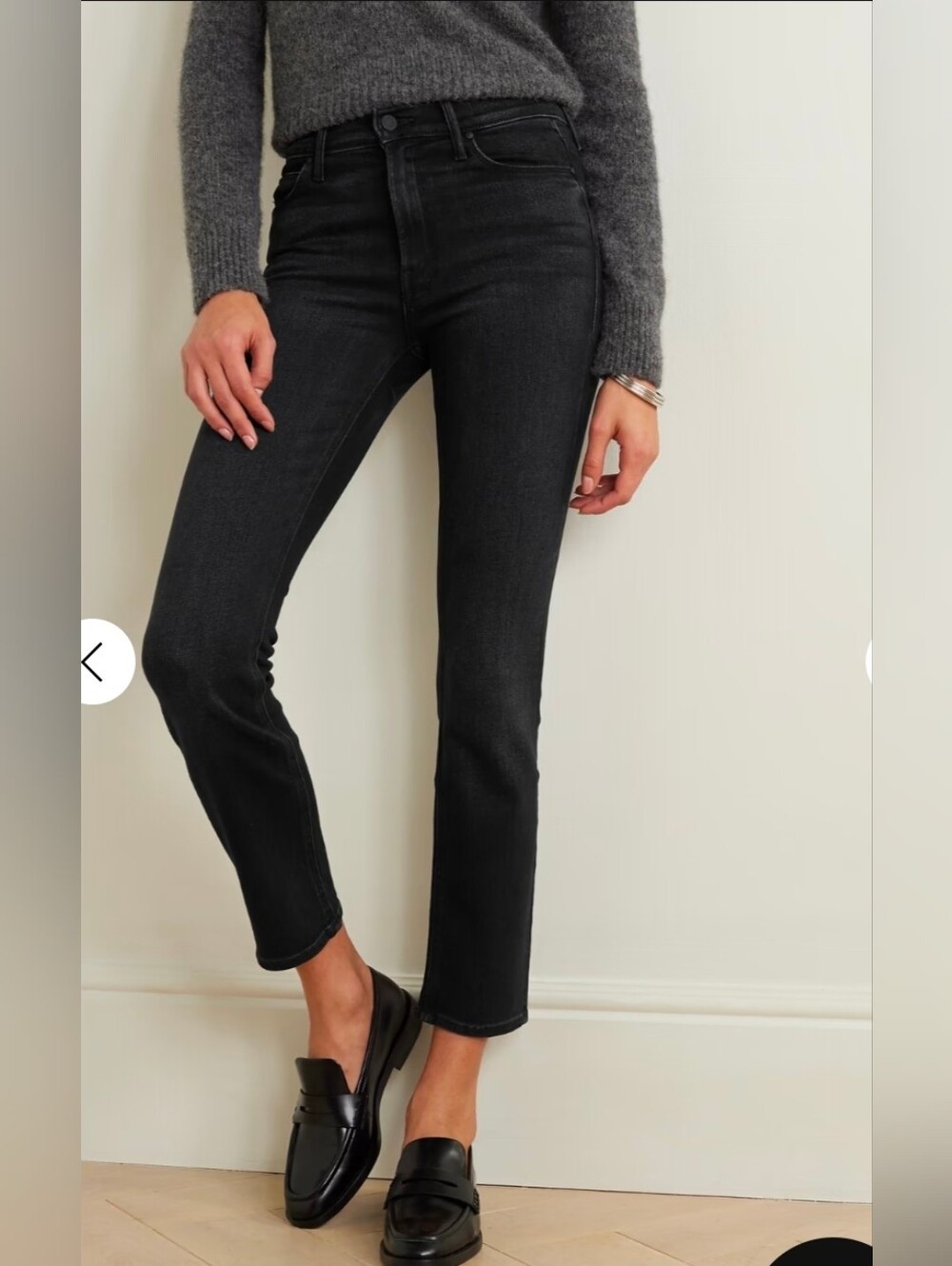MOTHER The Mid Rise Dazzler Ankle Slim-fit Jeans Size 26